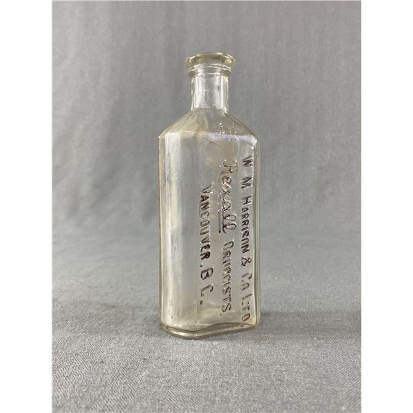 Vancouver Rexall Drugists Bottle 1920s?