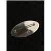 Image 2 : Nicely Engraved Oval Sterling 1950's Brooch