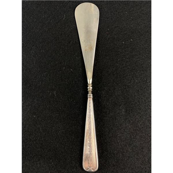 Antique British Hallmarked Sterling Shoehorn