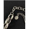 Image 2 : 2 Costume Chain Necklaces - Gold Tone Approx. 28" L & Pewter Colour Approx. 32" L