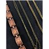 Image 2 : 4 Copper Bracelets & 2 Chain Necklaces (28" & 30")