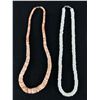 Image 1 : 2 Vintage Puka Shell Chocker & Slice Shell 16" Necklaces