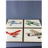 Image 1 : 4 Framed Vintage Artist Battersby, Air Plane Pictures. Approx. 16.5" x 11"
