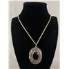Image 1 : Large Vintage Locket and Chain