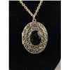 Image 2 : Large Vintage Locket and Chain