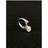 Image 1 : 925 Sterling Silver w/ Genuine Pearl Ring