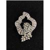 Image 1 : Beautiful Vintage Rhinestone Brooch