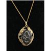 Image 2 : Vintage Religous Came Style Pendant Necklace
