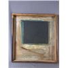 Image 1 : "Skunk Farmers Of British Columbia" Silk Screen Frame. Approx. 23.5" x 25"