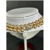 Image 3 : 2 - Gorgeous Vintage Knotted Champagne & Silver Coloured Bead Necklaces w/ Fancy Rhinestone Lobster 