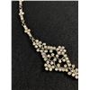 Image 3 : Very Nice Vintage Rhinestone Necklace w/ Ruby Glassdrop