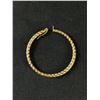 Image 2 : 2 Large Gold Hoop Earrings