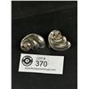 Image 2 : Pair of 925 Sterling Silver Earrings Large