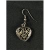 Image 3 : Pair of Sterling Silver Heart Earrings