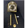 Image 1 : Vintage Ornate Brass "Tempus Fugit" Clock Made In Western Germany. Top Portion Approx. 8" x 10"
