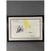 Image 1 : 1908-1989 Warner Brothers Mel Blanc Speechless Framed Print. Approx. 22" x 31"