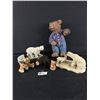 Image 1 : Resin Polar Bear Figurines & Whimsical Bear Décor