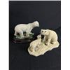 Image 2 : Resin Polar Bear Figurines & Whimsical Bear Décor