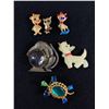 Image 1 : Collection of Misc Broochs Vintage