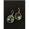 Image 1 : 925 Sterling Silver Dangle Stone Earrings