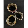 Image 2 : 3 Rhinestone Bracelets