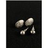 Image 1 : 2 Pairs Sterling Silver Earrings