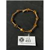 Image 1 : Vintage Genuine Amber and Wood Anklet