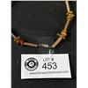 Image 2 : Vintage Genuine Amber and Wood Anklet