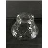 Image 2 : Crystal Bowl - 9.5" Diam x 5" H & Vase 8" H x 4.5" Diam