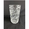 Image 3 : Crystal Bowl - 9.5" Diam x 5" H & Vase 8" H x 4.5" Diam