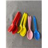Image 2 : Vintage Nabob Coffee Measures, Beverage Stir Sticks & Colourful Dairy Queen Spoons