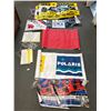 Image 1 : Lot Of Large Advertising Banners - Molson Canadian, CART, Molson Indy, Polaris & More