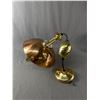 Image 1 : Vintage Mid Century Modern Brass Ceiling Light, Hanging Lamp