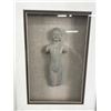 Image 2 : 2 Framed Art Pieces Sandstone Sculptures in Frame, 10" x 12"