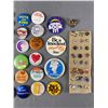 Image 2 : Tray Lot of Vintage Buttons Lapel Pins