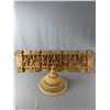 Image 1 : Vintage 43" x 12" Carved Asian Art Piece, Asian Figures Details
