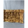 Image 2 : Vintage 43" x 12" Carved Asian Art Piece, Asian Figures Details