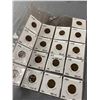 Image 2 : Lot of Old Pennys in Holders