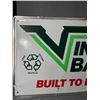 Image 2 : Vintage 60" x 24" Interstate Batteries Metal Sign NO SHIPPING
