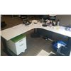 Image 1 : Stand Corner Desk (72 X 24, 29H) with rollable file Cabinet (22.5 X 16, 24H) Contents not included