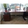 Image 1 : Stand Desk (70 X 35, 25H) with Cabinet (15.5 X 21, 22H) Chair and contents not included