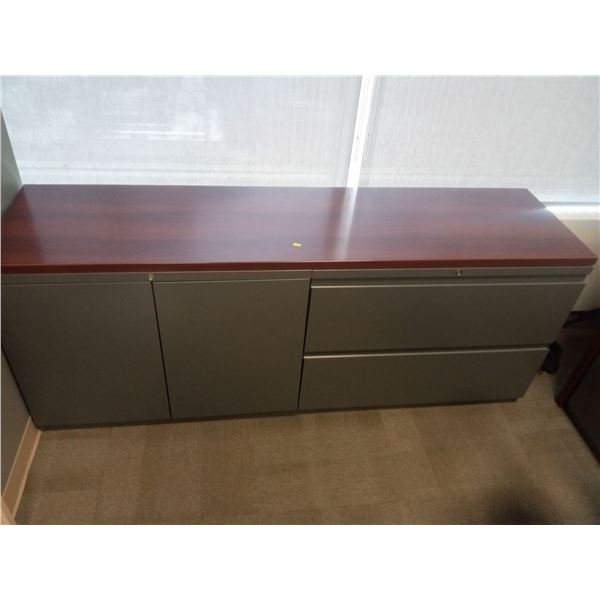 Cabinet Desk (72 X 19, 29) Content not included