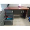 Image 2 : filing Cabinet Desk (48 X 24, 29H) contents not included