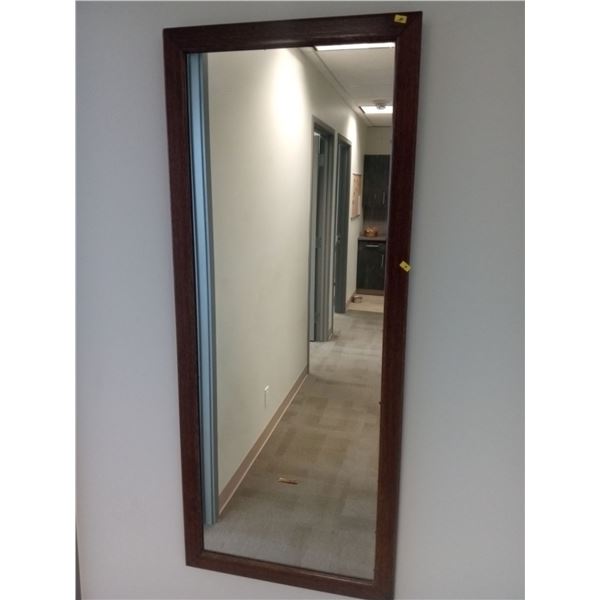 Wood Frame Mirror(21 X 52)