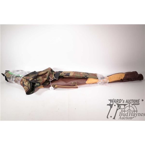 Three soft rifle cases