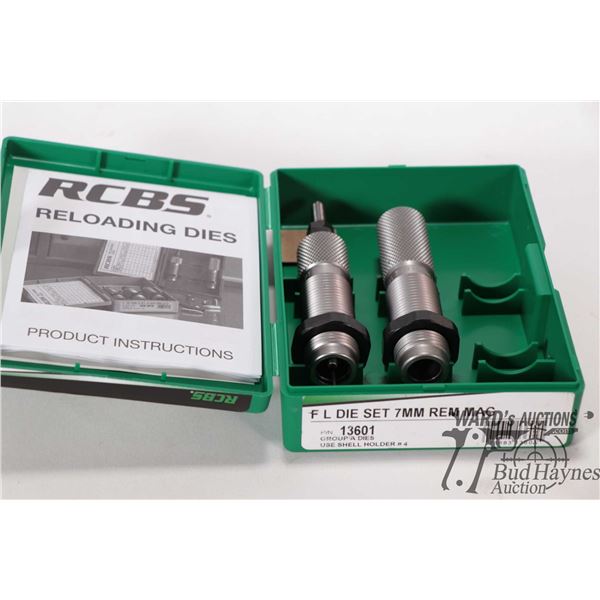 One RCBS 7mm REM MAG die set