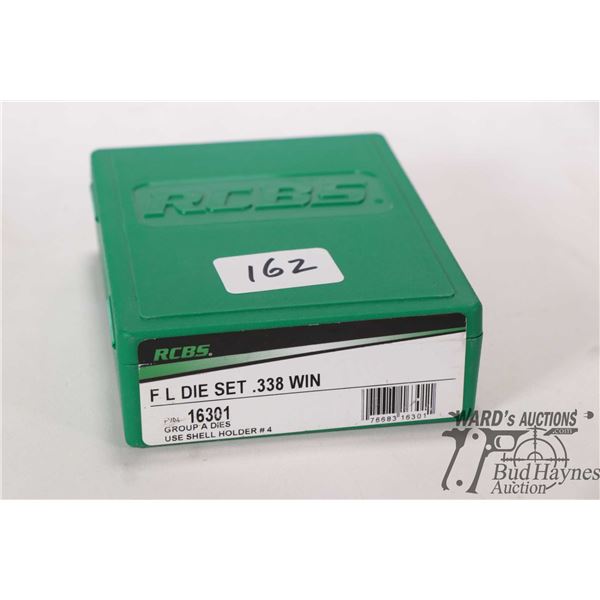 One RCBS .338 WIN die set