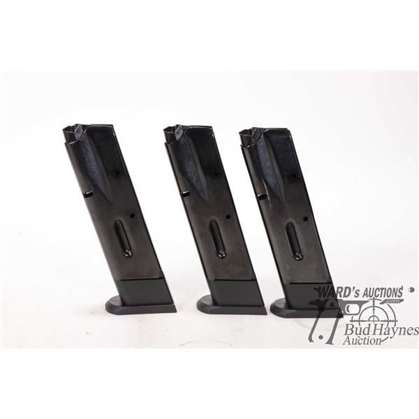 Three CZ 9mm mags