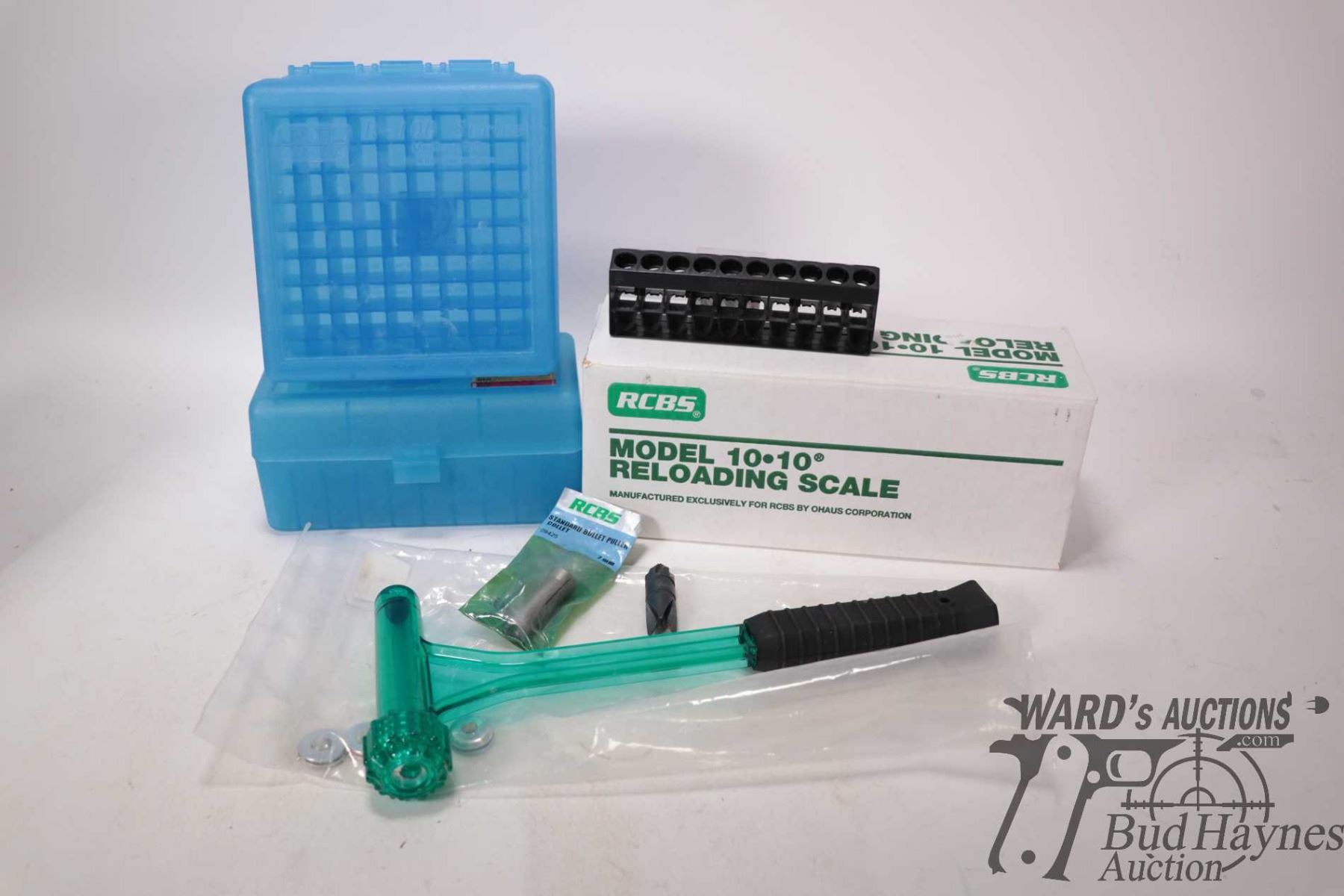 Selection of loading equipment including RCBS 10.10 reloading scale ...