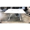 Image 3 : GLOBAL BOULEVARD GREY 66" X 24" ELECTRIC SIT/STAND PROGRAMMERS TABLE